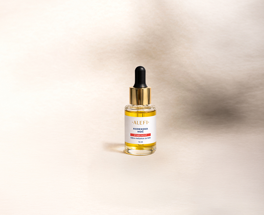 Oljna mešanica za telo Korenska moč – STABILNOST